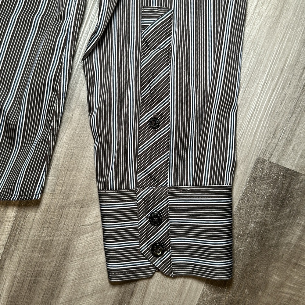 7 Diamonds Long Sleeve Button Down Shirt - Large - Picture 4 of 5